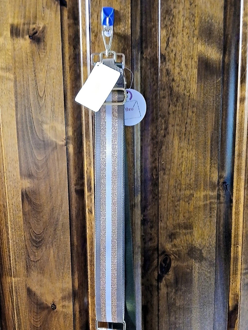 Striped Strap in Pink & White NWT